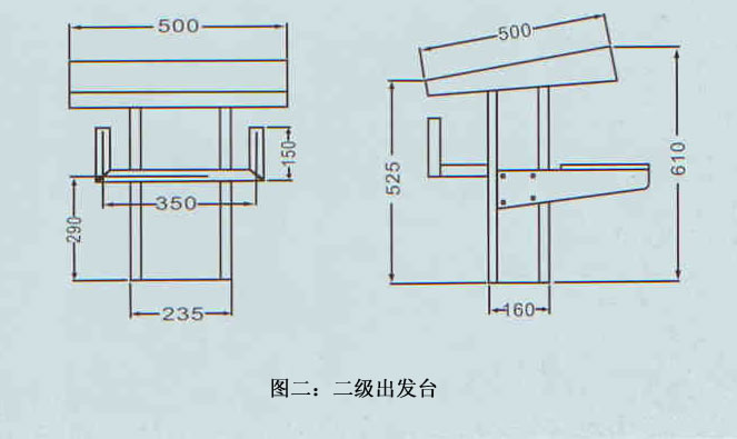 二级出发台规格图