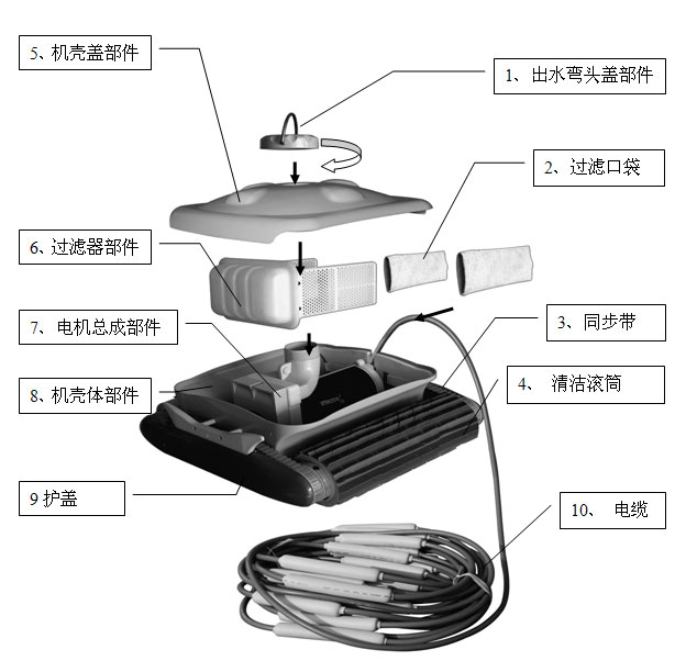 吸污机结构图